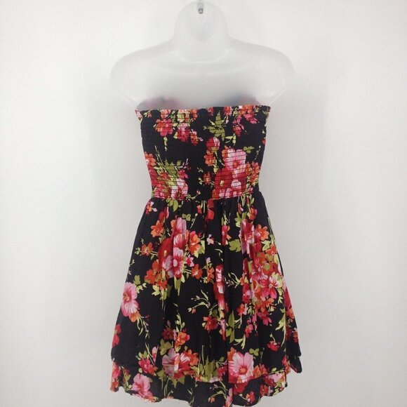 Kimchi Blue Floral Strapless Dress Sweetheart Neck - Picture 3 of 7